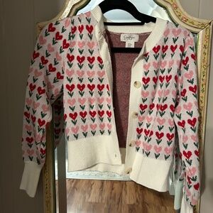 Jessica Simpson Heart Cardigan